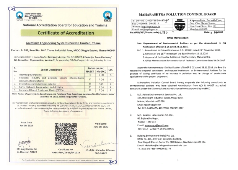 QCI Certified for EIA